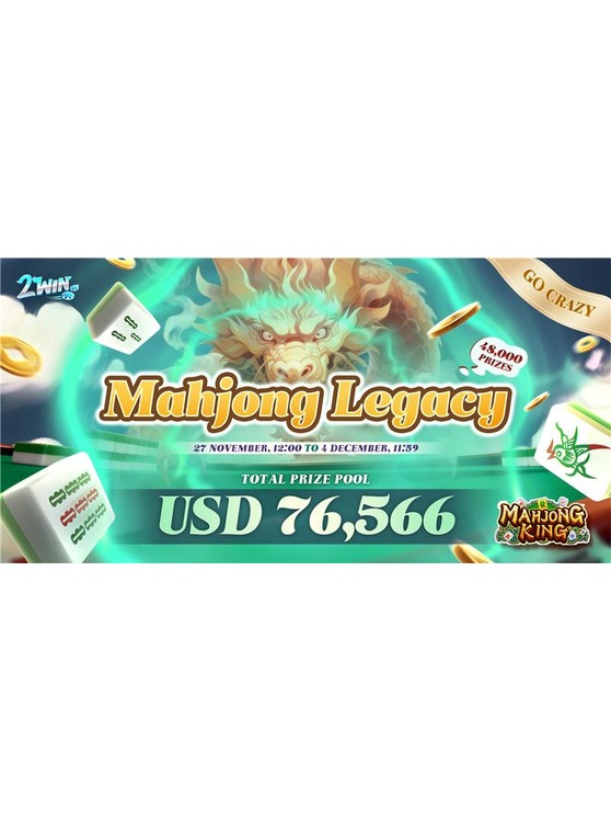 Mahjong Legacy : 2Win Go-Crazy Competition